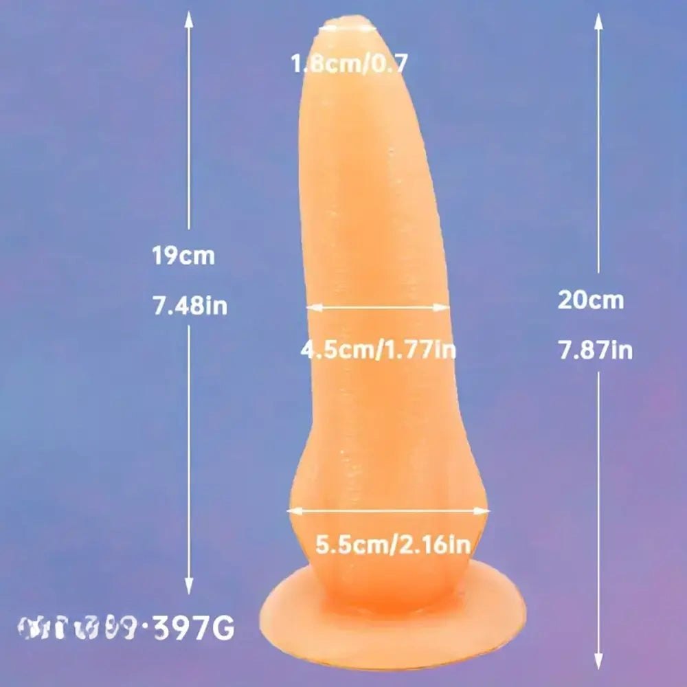 Realistic PVC dildo with suction cup base, photo 3