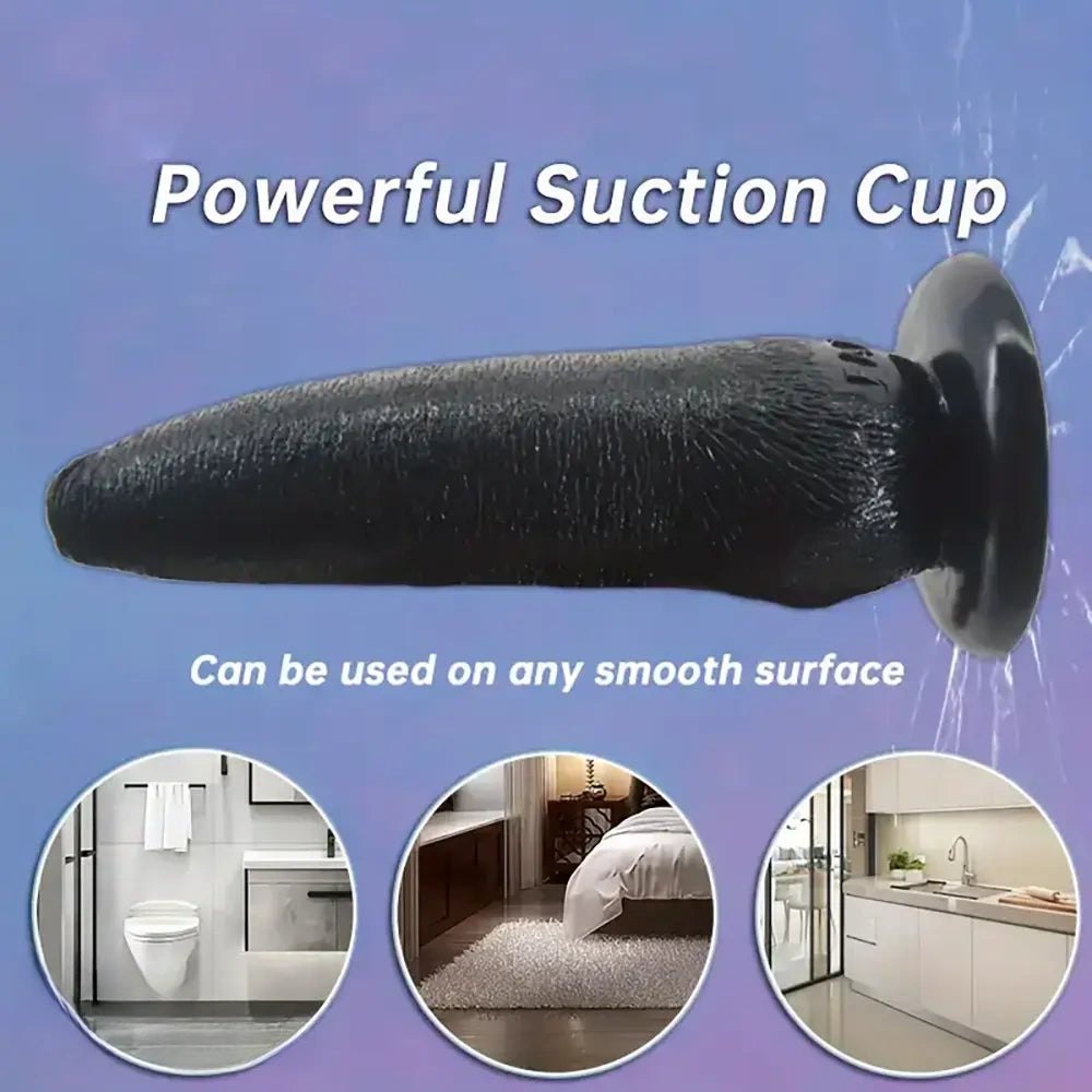 Realistic PVC dildo with suction cup base, photo 7