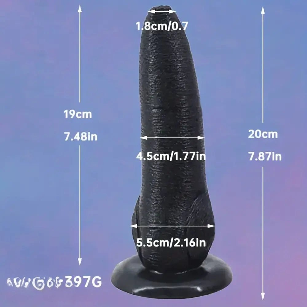 Realistic PVC dildo with suction cup base, photo 8