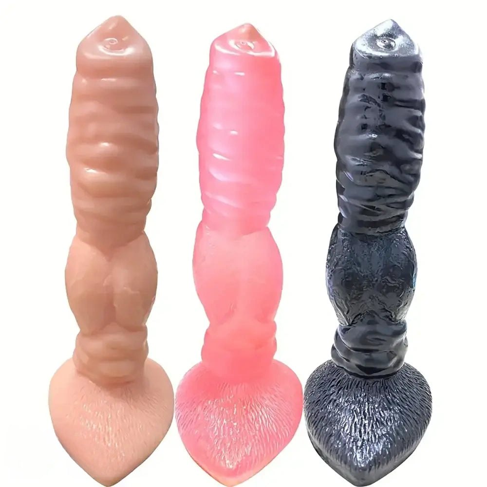 Realistic dog knot pvc dildo, photo 1