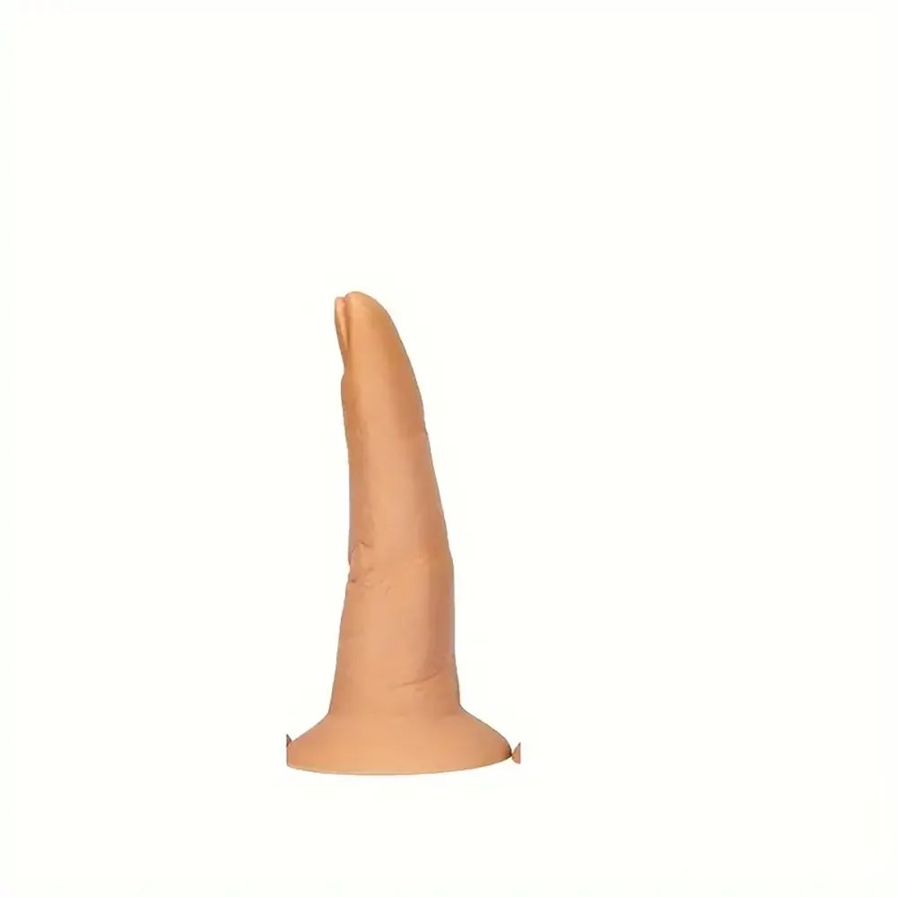 Flesh tone realistic finger shaped silicone dildo, photo 4