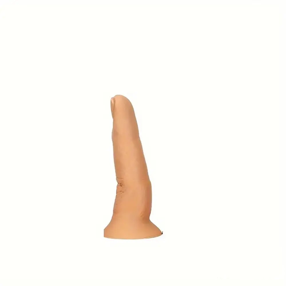 Flesh tone realistic finger shaped silicone dildo, photo 5