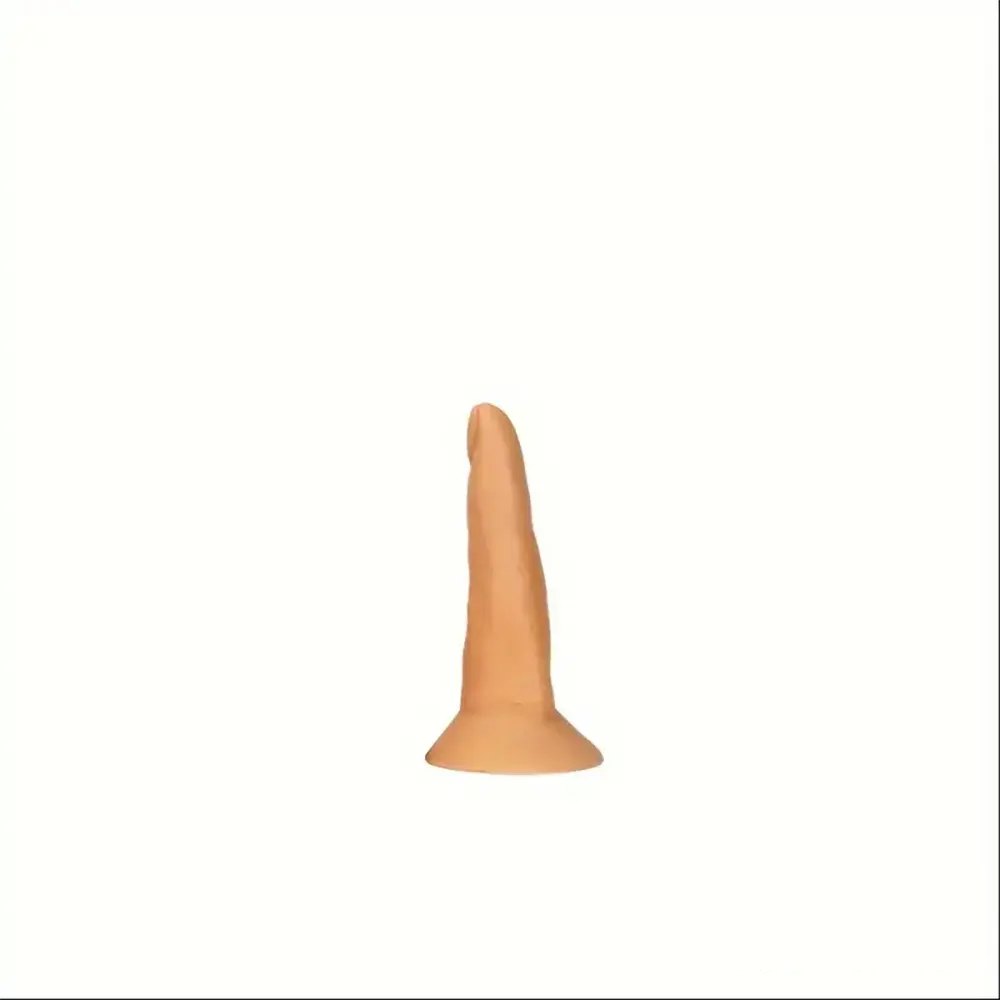 Flesh tone realistic finger shaped silicone dildo, photo 7