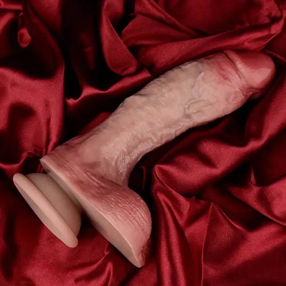 Flesh realistic suction cup dildo, photo 3