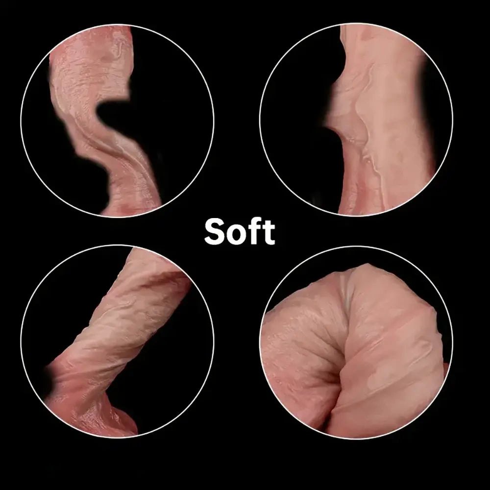 Flesh realistic suction cup dildo, photo 5