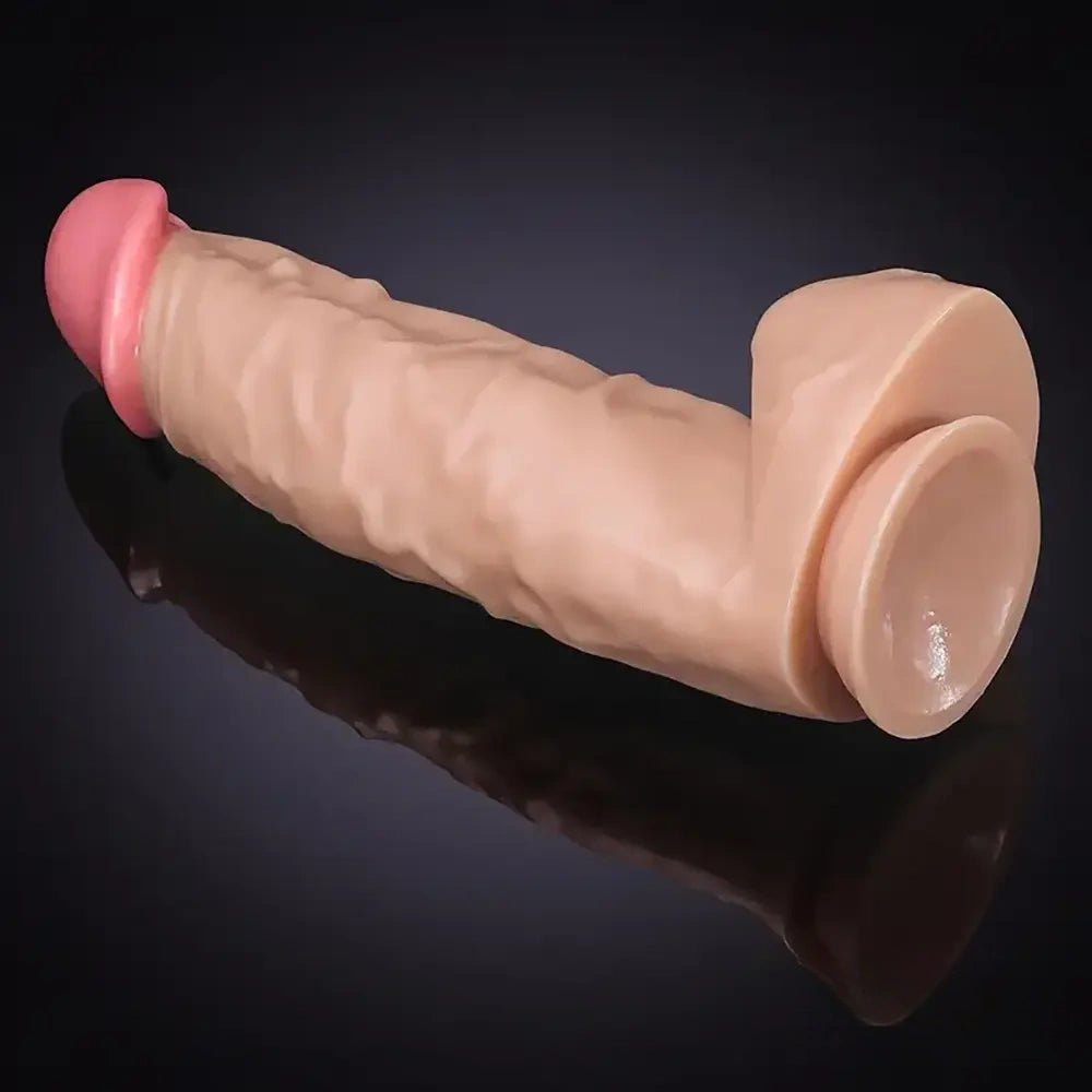 Flesh colored realistic veiny dildo, photo 4