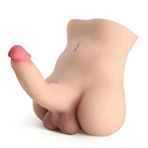 Flesh tone realistic torso masturbator, photo 1