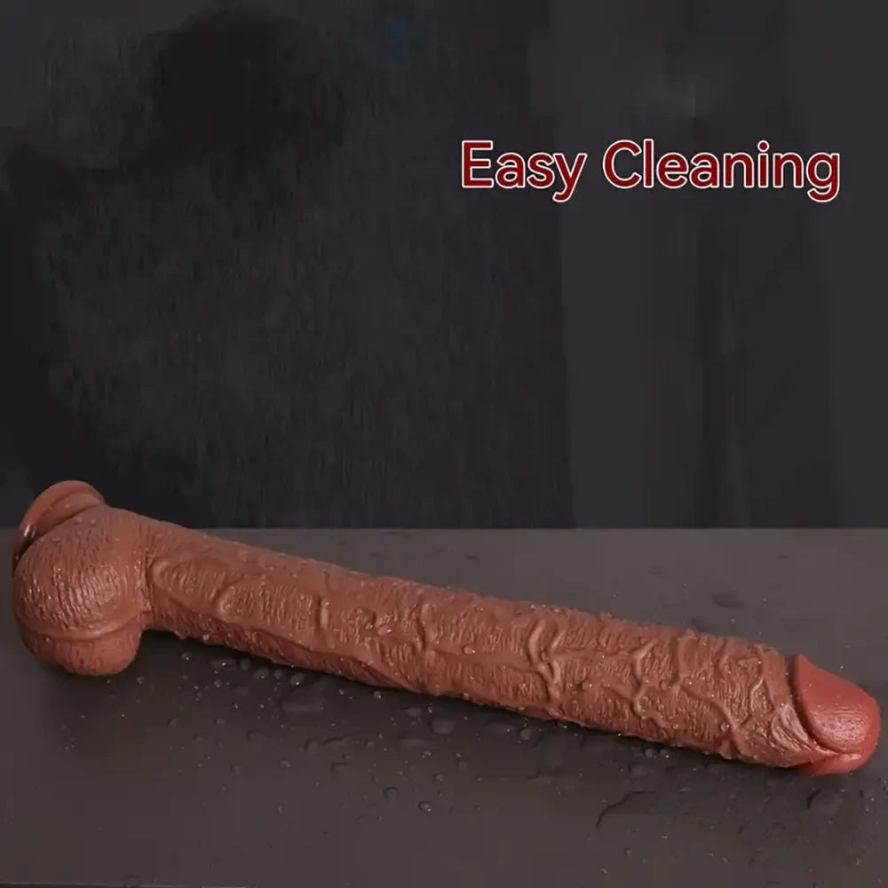 Flesh tone realistic pvc dildo, photo 2