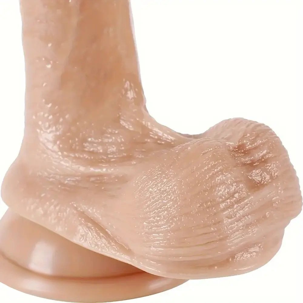 Flesh tone realistic pvc dildo, photo 5