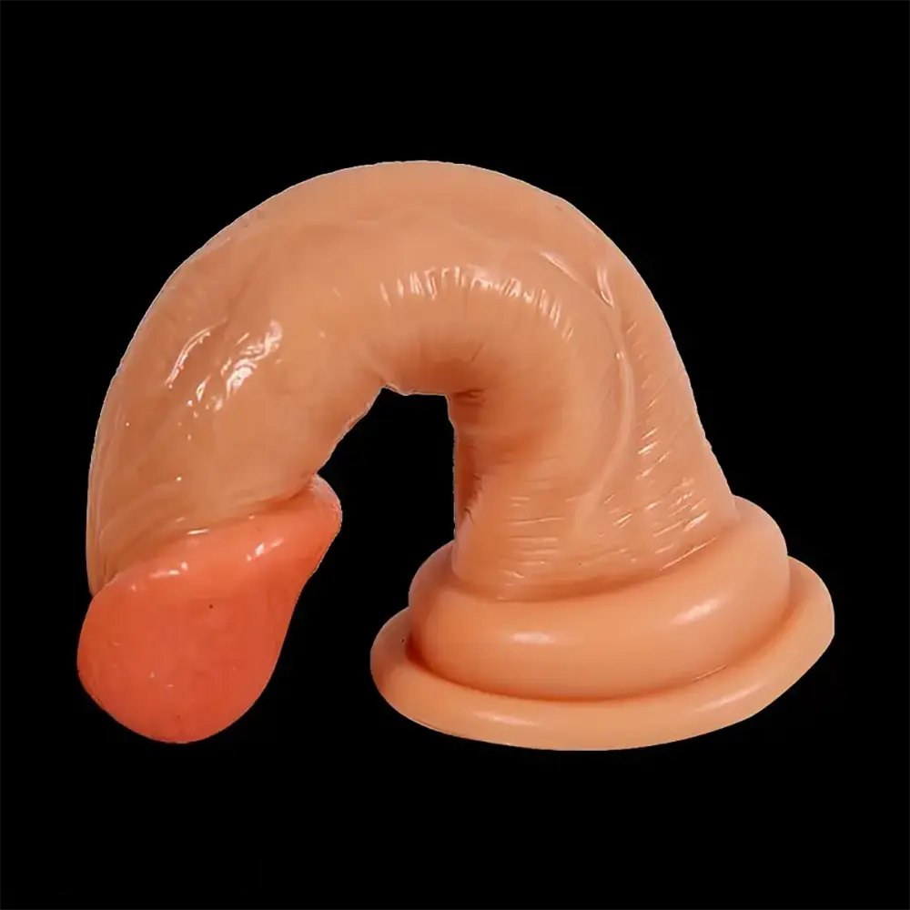 Flesh tone realistic pvc dildo, photo 3