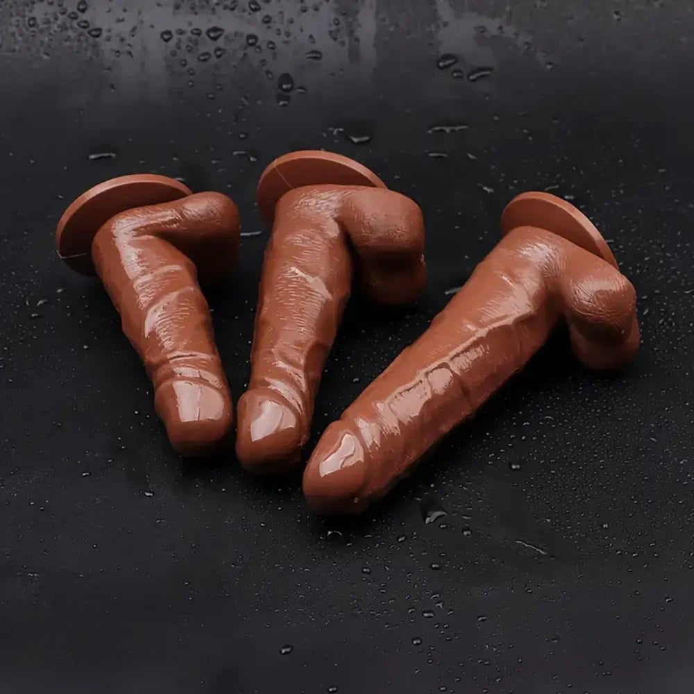 Realistic pvc dildo, photo 4