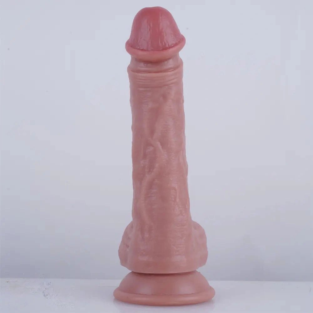 Flesh realistic pvc dildo, photo 2