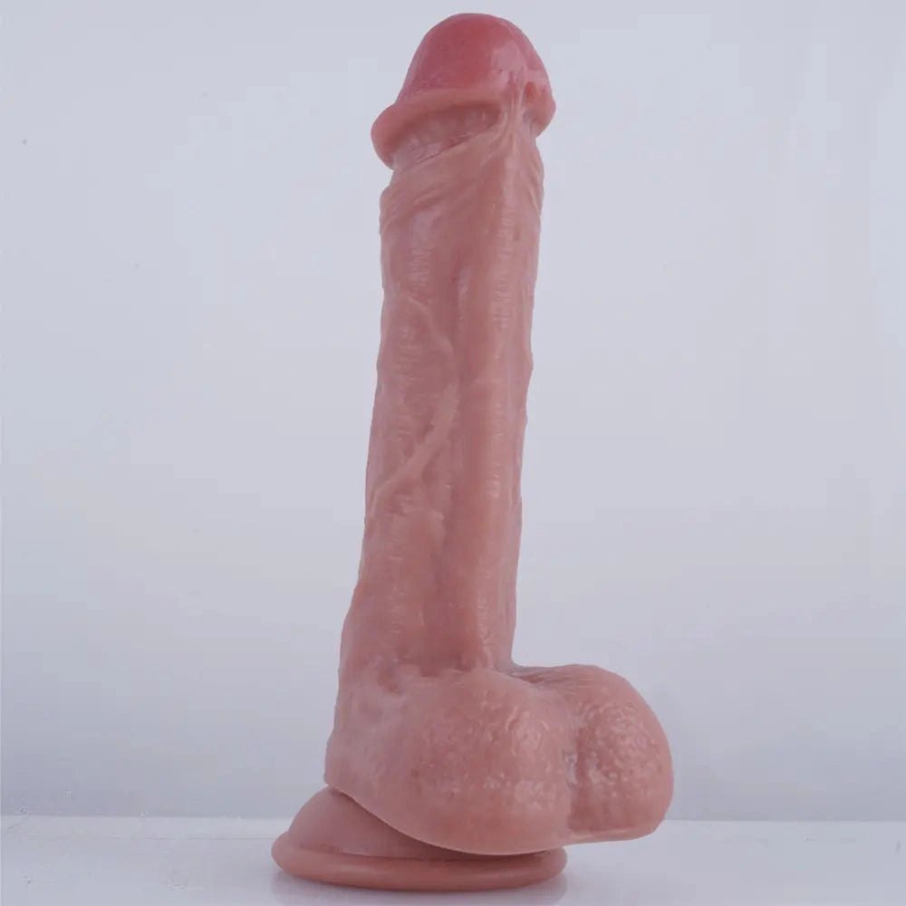 Flesh realistic pvc dildo, photo 6