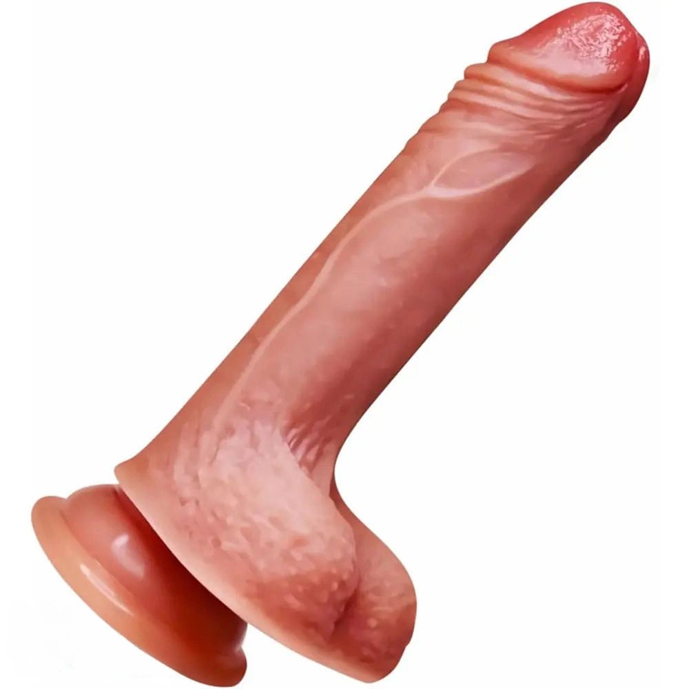 Realistic pvc suction cup dildo, photo 1