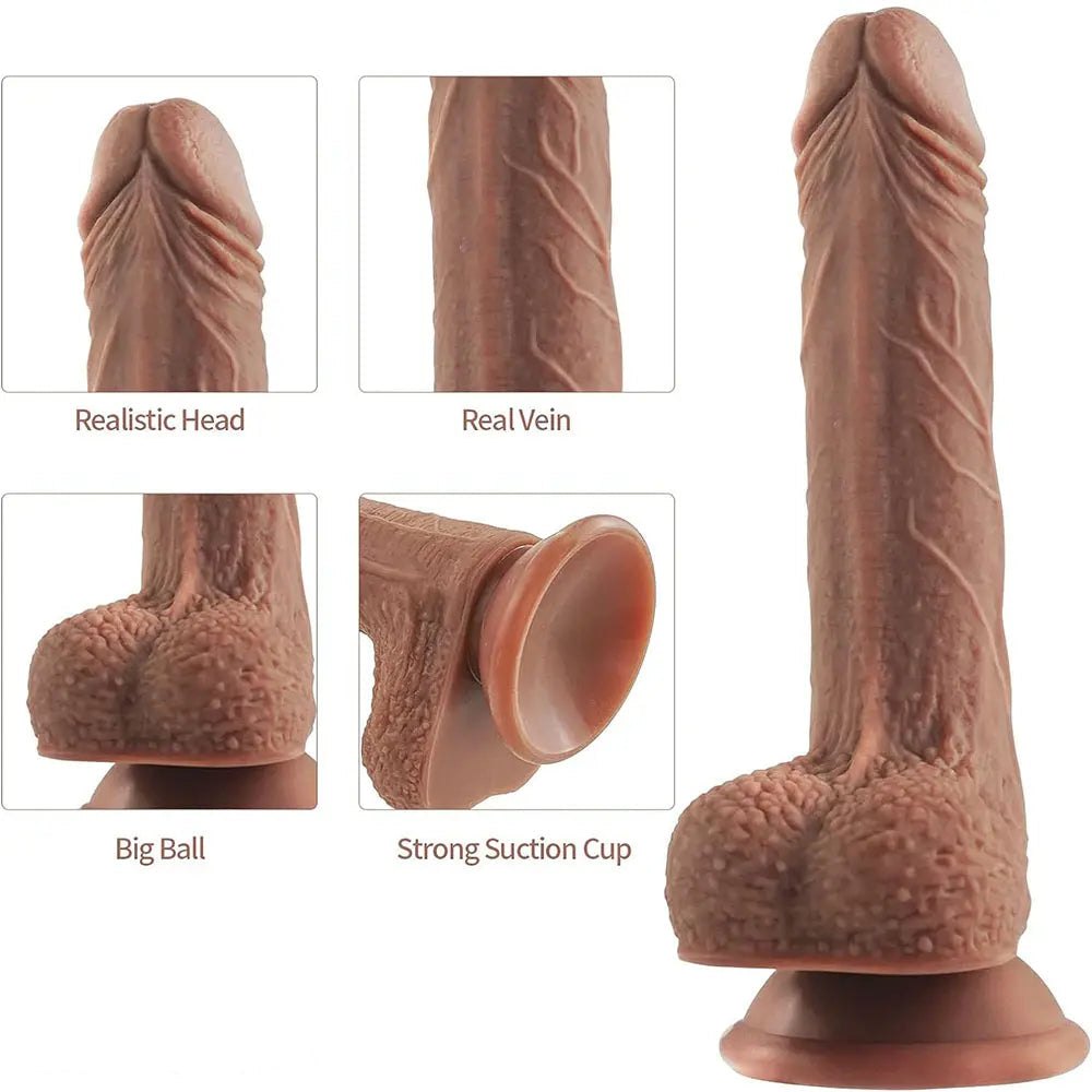 Realistic pvc suction cup dildo, photo 15