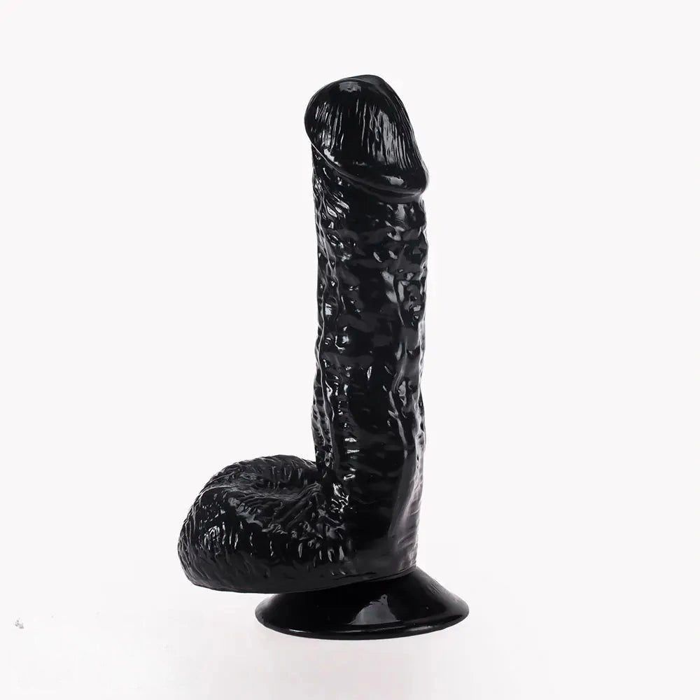 Realistic PVC dildo with suction cup base, photo 7