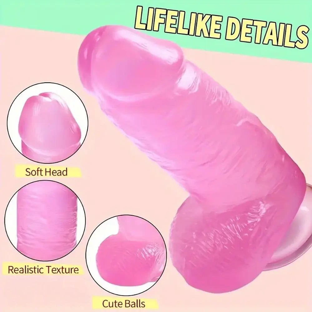 Realistic pvc suction cup dildo, photo 4