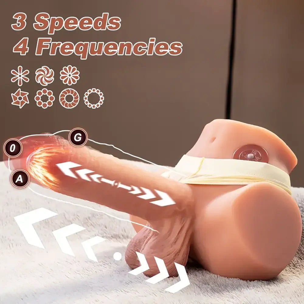 Flesh tone silicone torso masturbator, photo 4