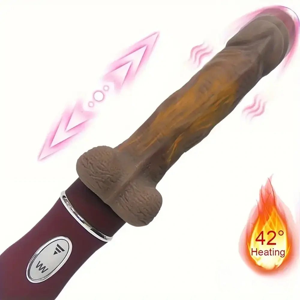 Rose Red realistic silicone dildo