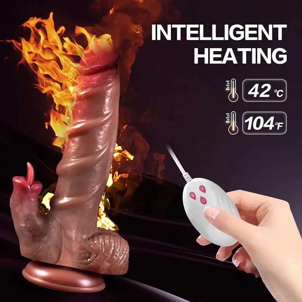 Flesh realistic silicone dildo, photo 3