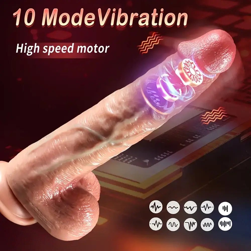 Realistic silicone dildo with veined texture, photo 6