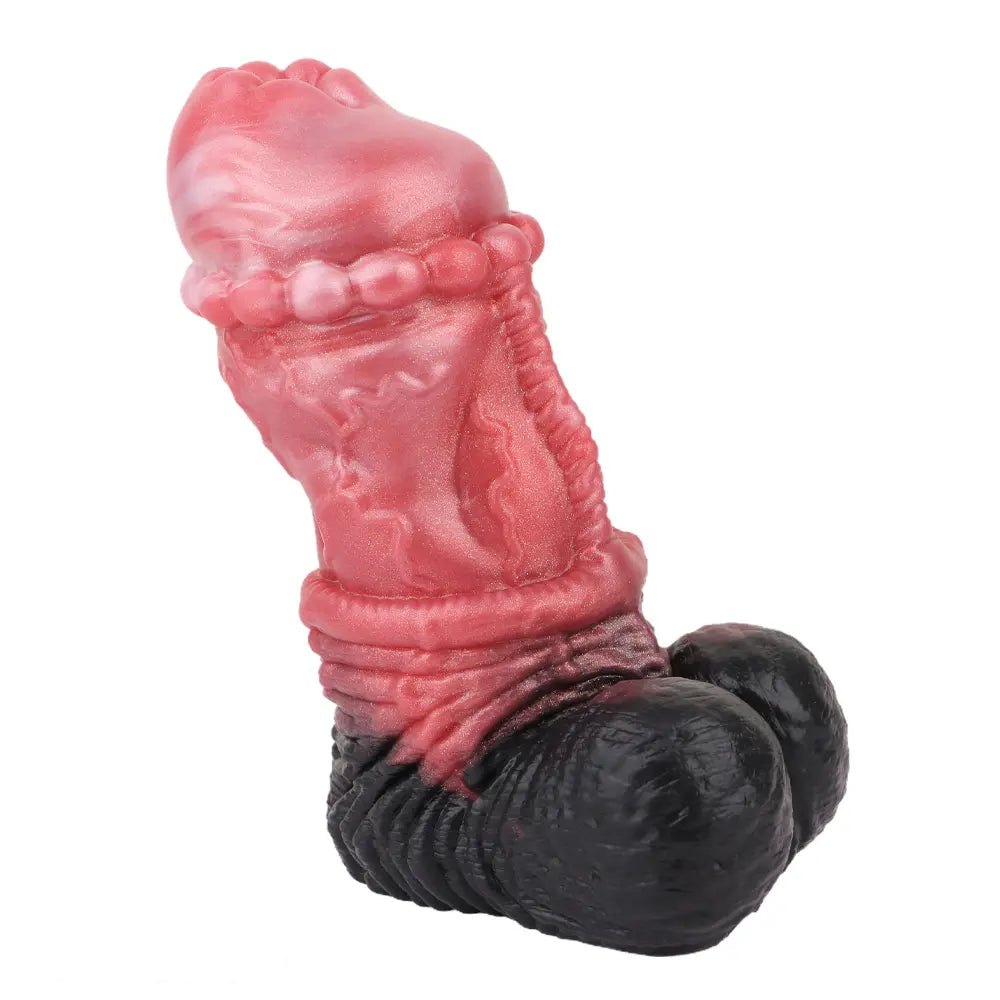 Red silicone male masturbator, photo 11