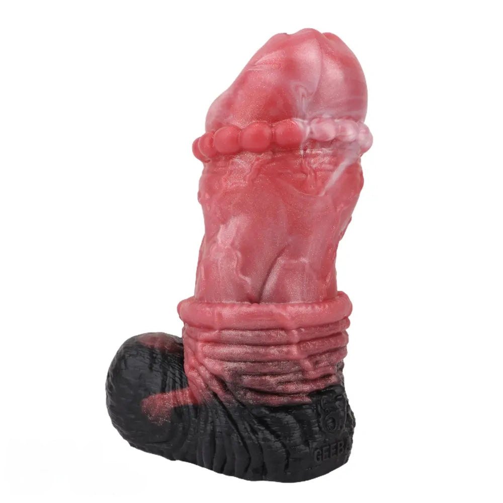 Red silicone male masturbator, photo 13