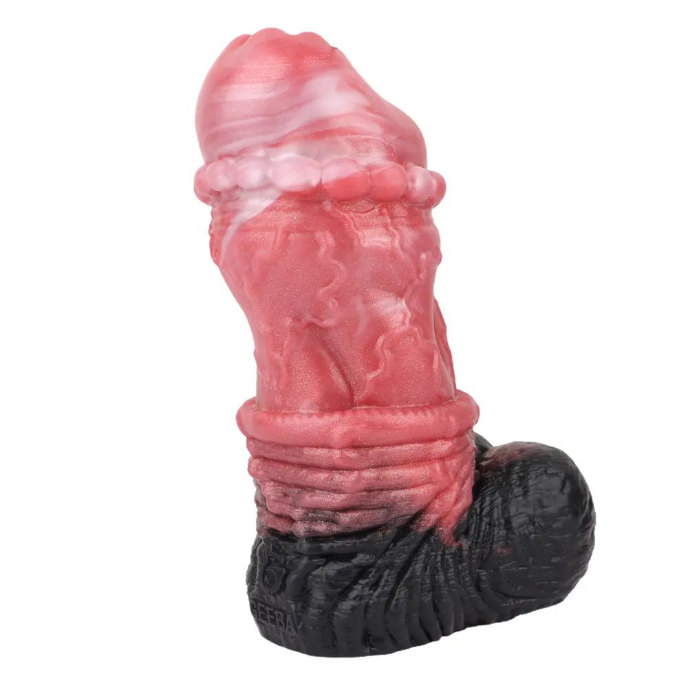 Red silicone male masturbator, photo 3