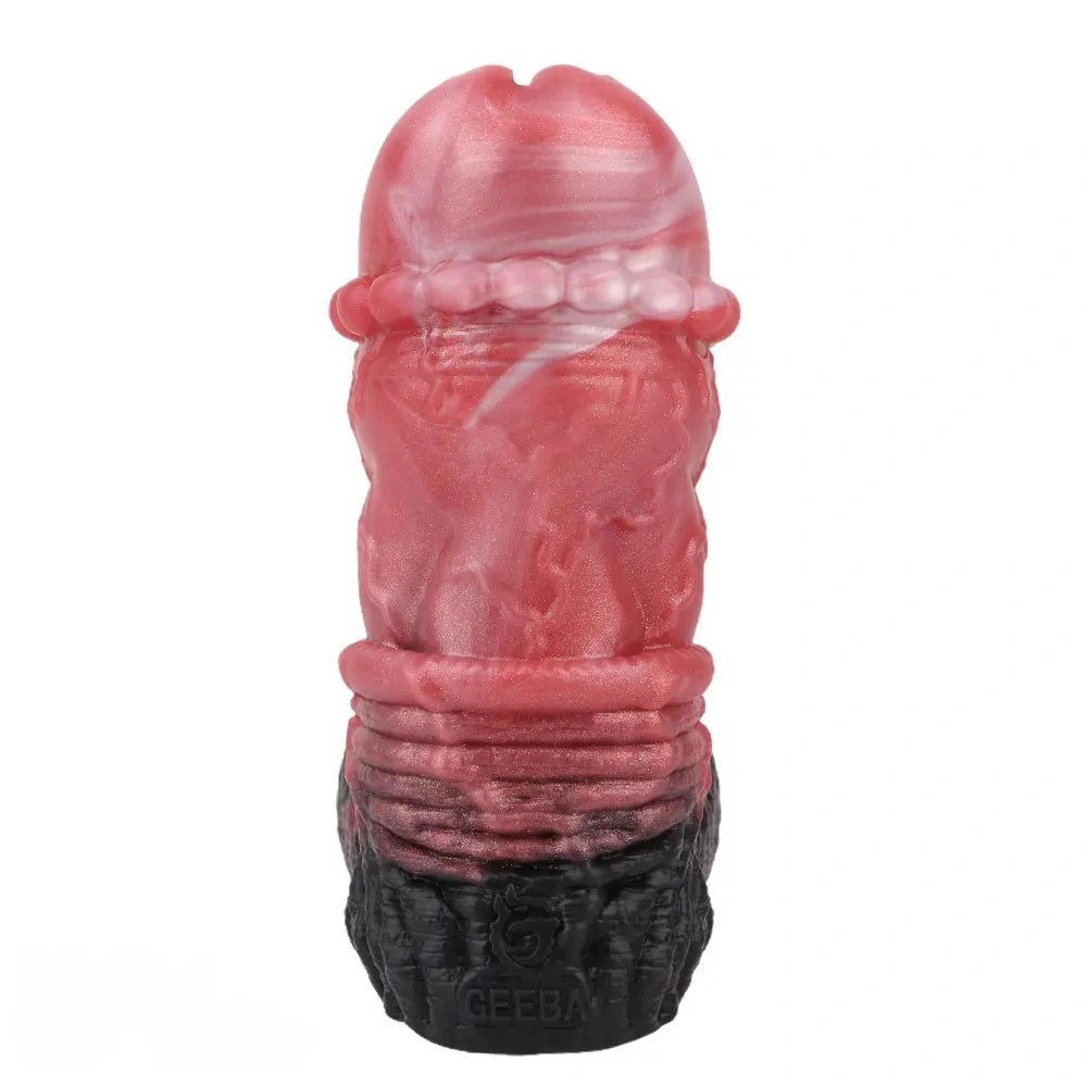Red silicone male masturbator, photo 4