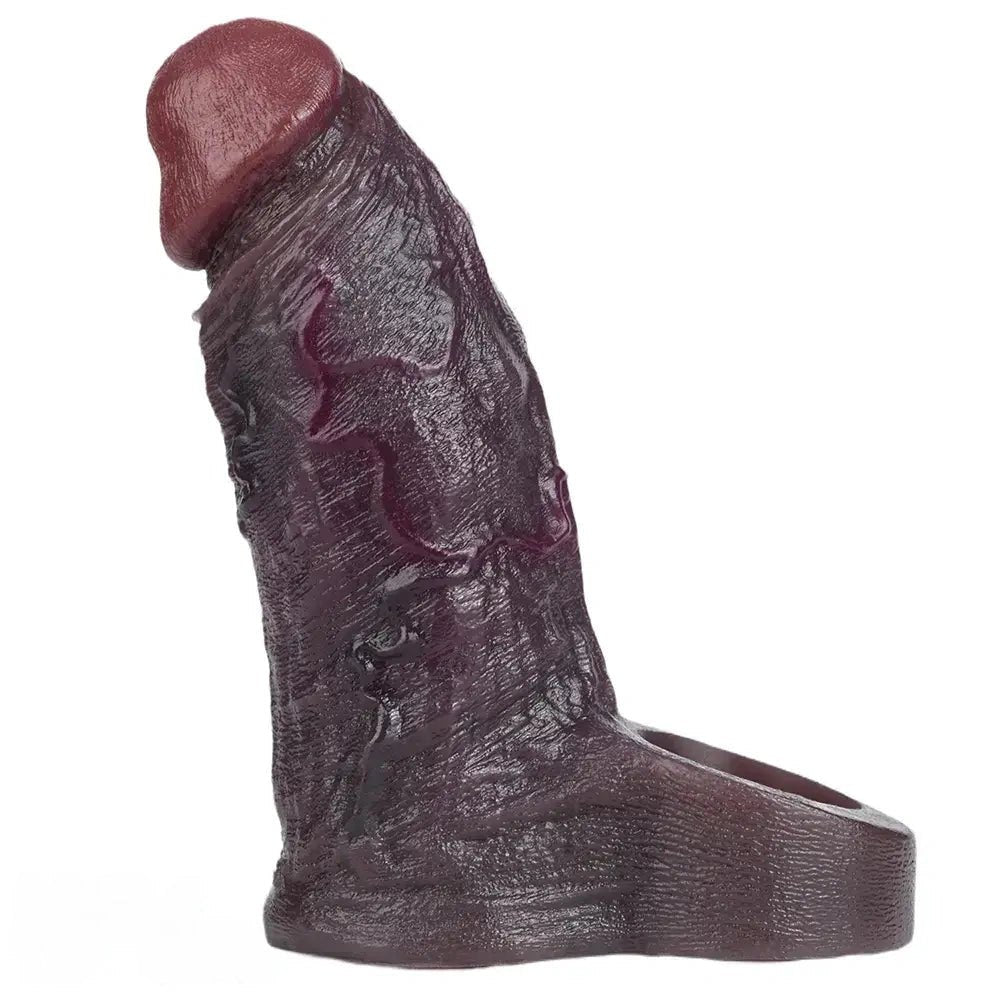 Coffee brown penis extender sleeve, photo 13