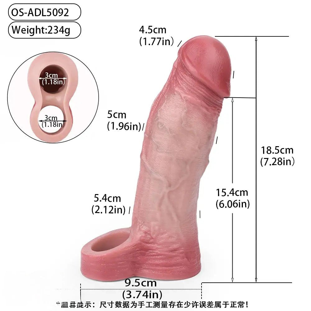 Flesh tone realistic sleeve extender, photo 14