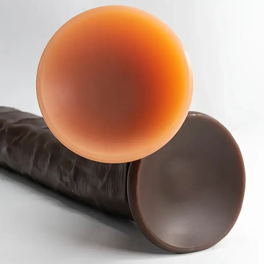 Realistic silicone suction cup dildo, photo 2
