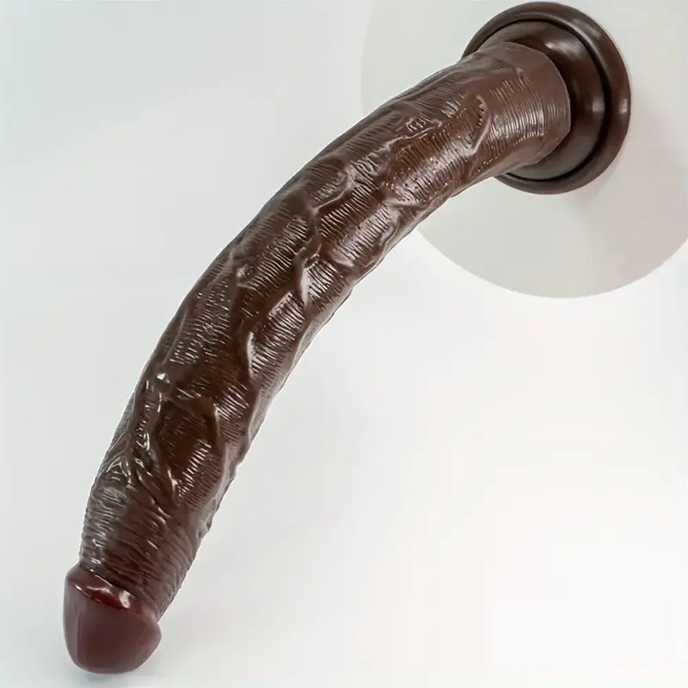 Realistic silicone suction cup dildo, photo 4