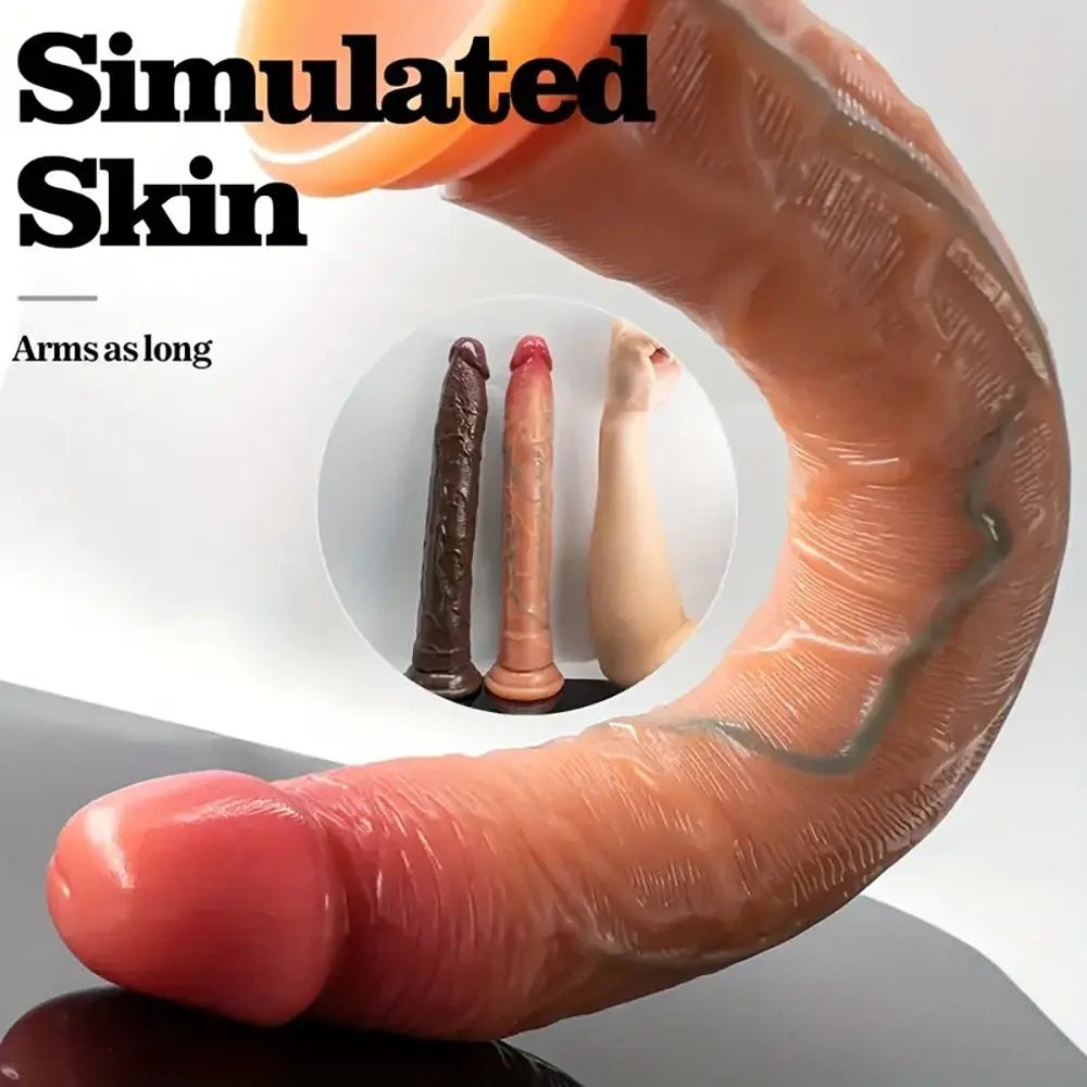Realistic silicone suction cup dildo, photo 7