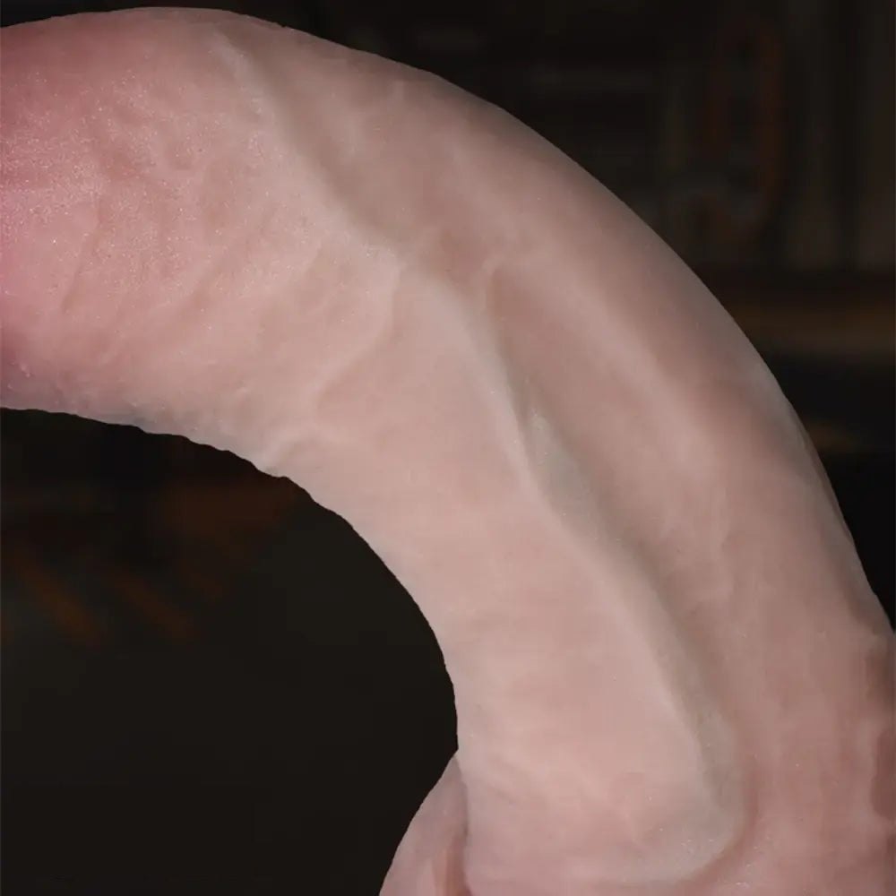 Flesh realistic silicone suction cup dildo, photo 9