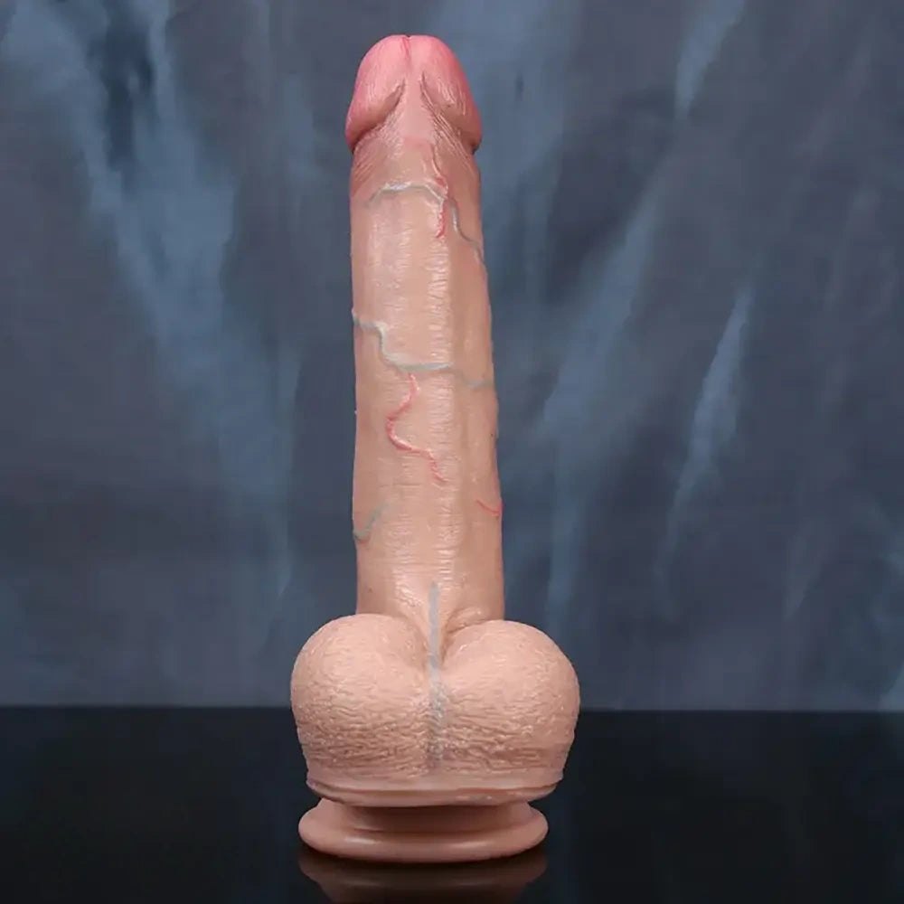 Flesh-tone suction cup dildo, photo 2