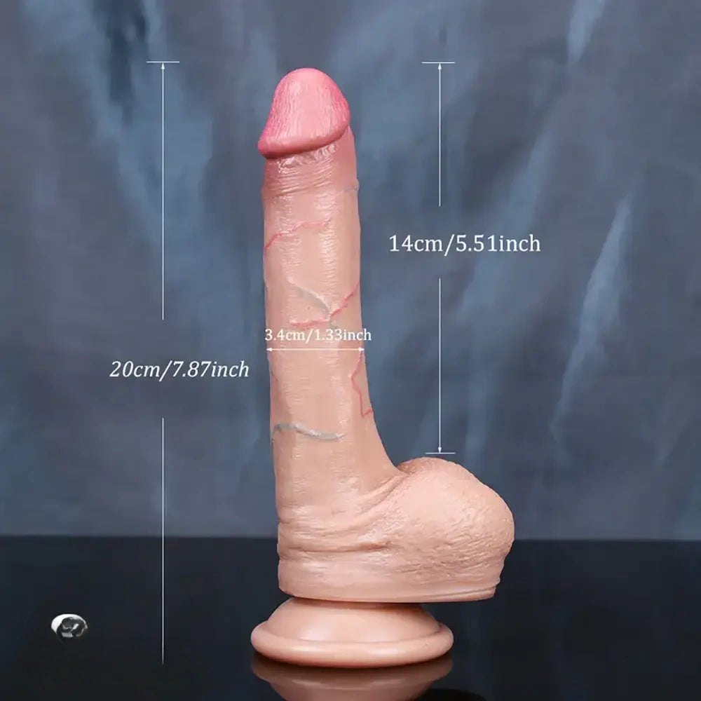 Flesh-tone suction cup dildo, photo 4