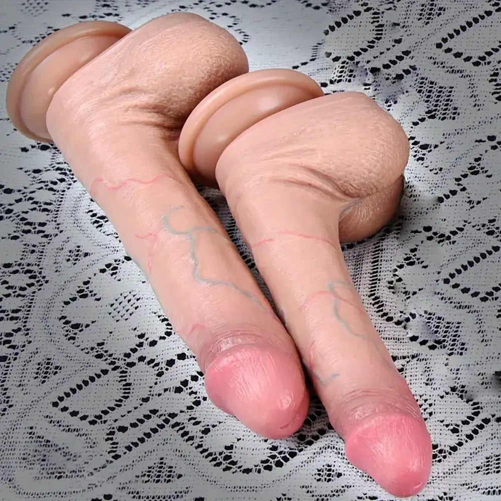 Flesh-tone suction cup dildo, photo 6