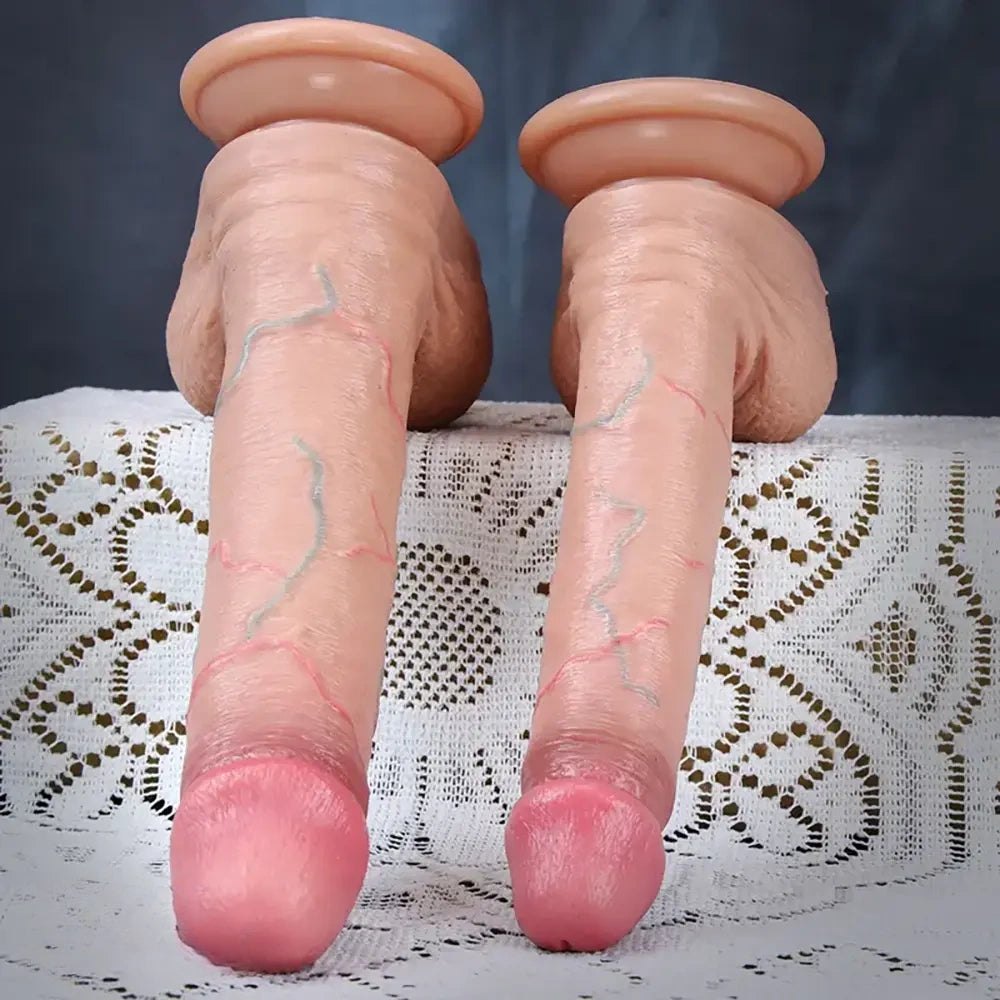 Flesh-tone suction cup dildo, photo 8