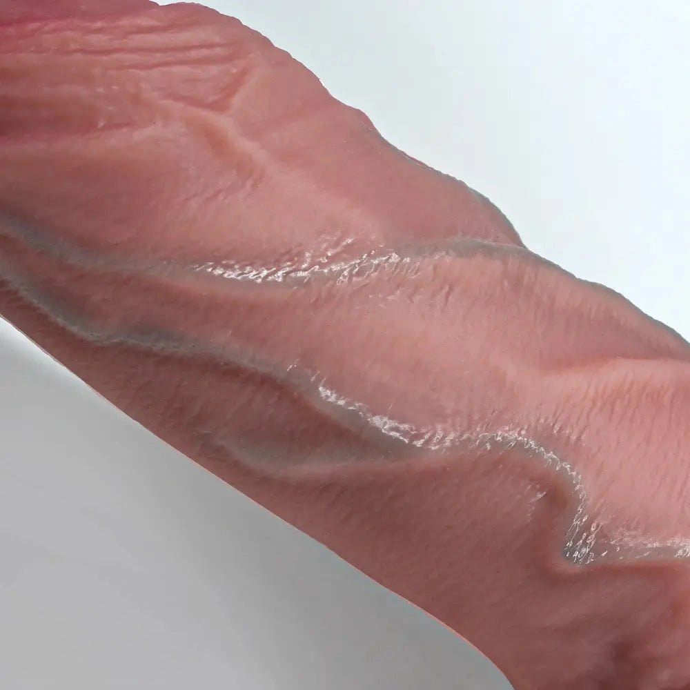 Flesh realistic strap-on dildo, photo 15