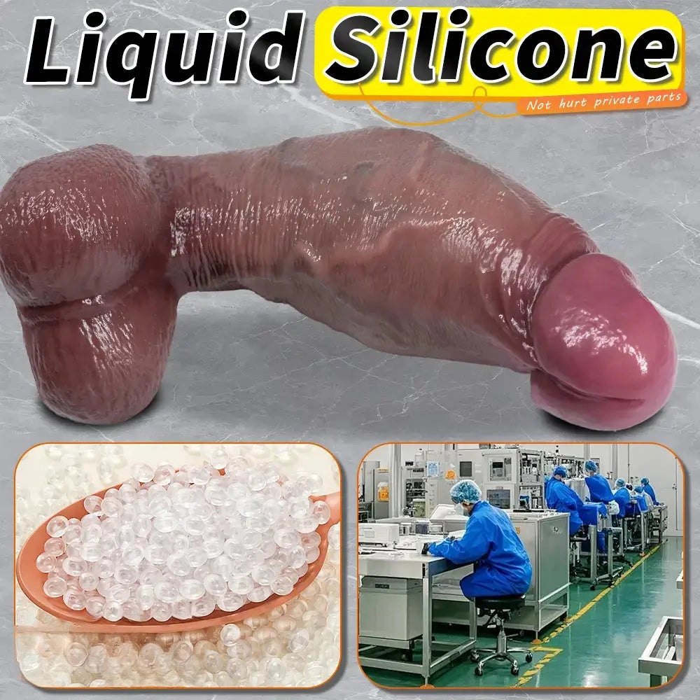 Flesh tone realistic silicone strap-on dildo, photo 4