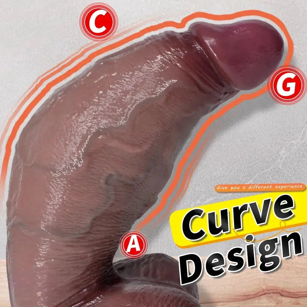 Flesh tone realistic silicone strap-on dildo, photo 9