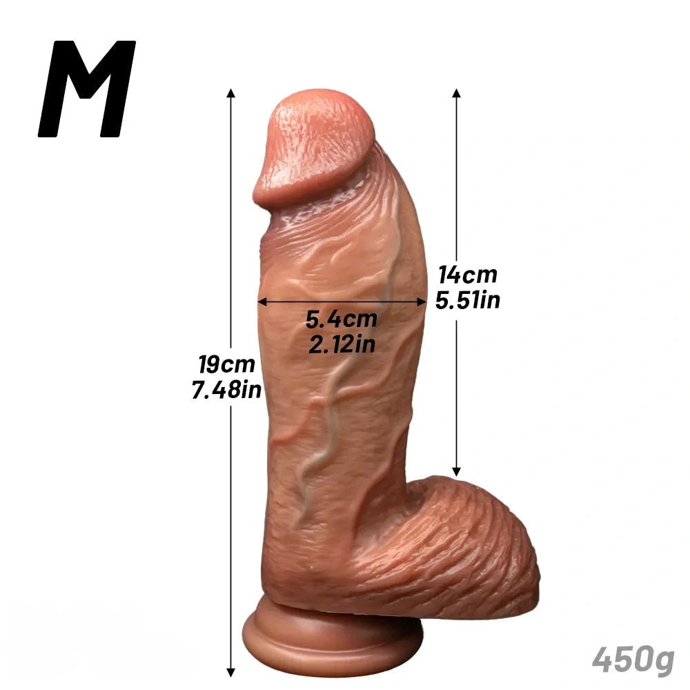 Flesh realistic strap-on suction cup dildo, photo 12