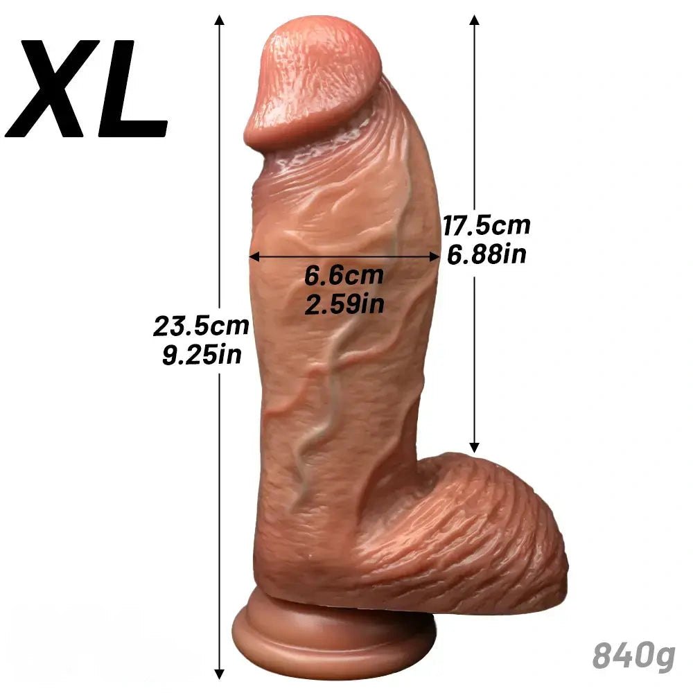 Flesh realistic strap-on suction cup dildo, photo 20