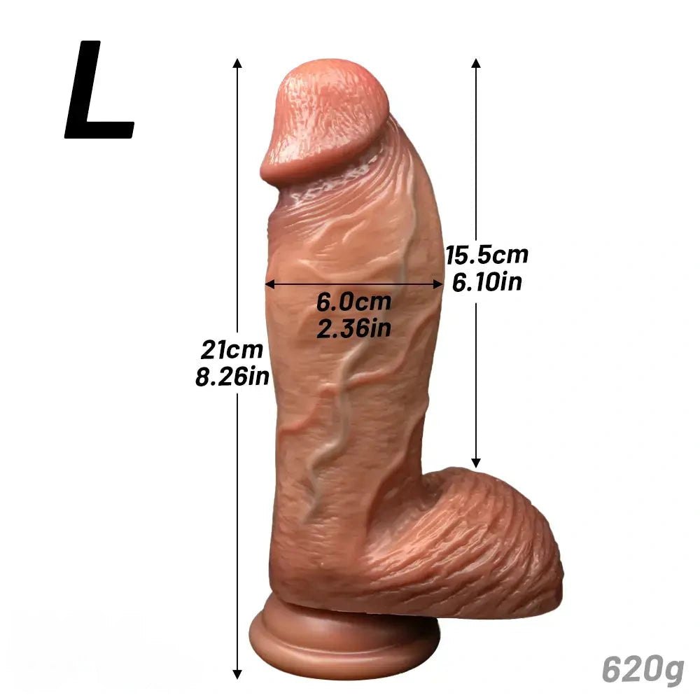 Flesh realistic strap-on suction cup dildo, photo 22