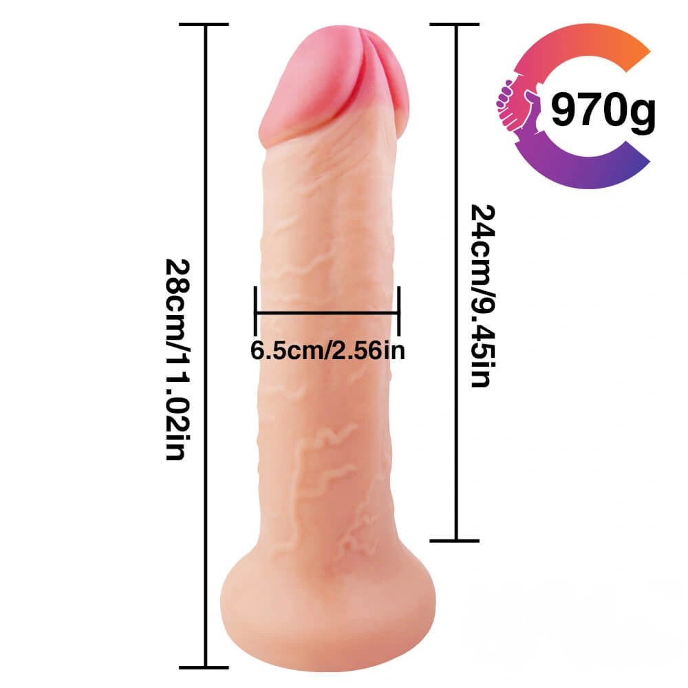 Realistic PVC sucker base dildo, photo 6