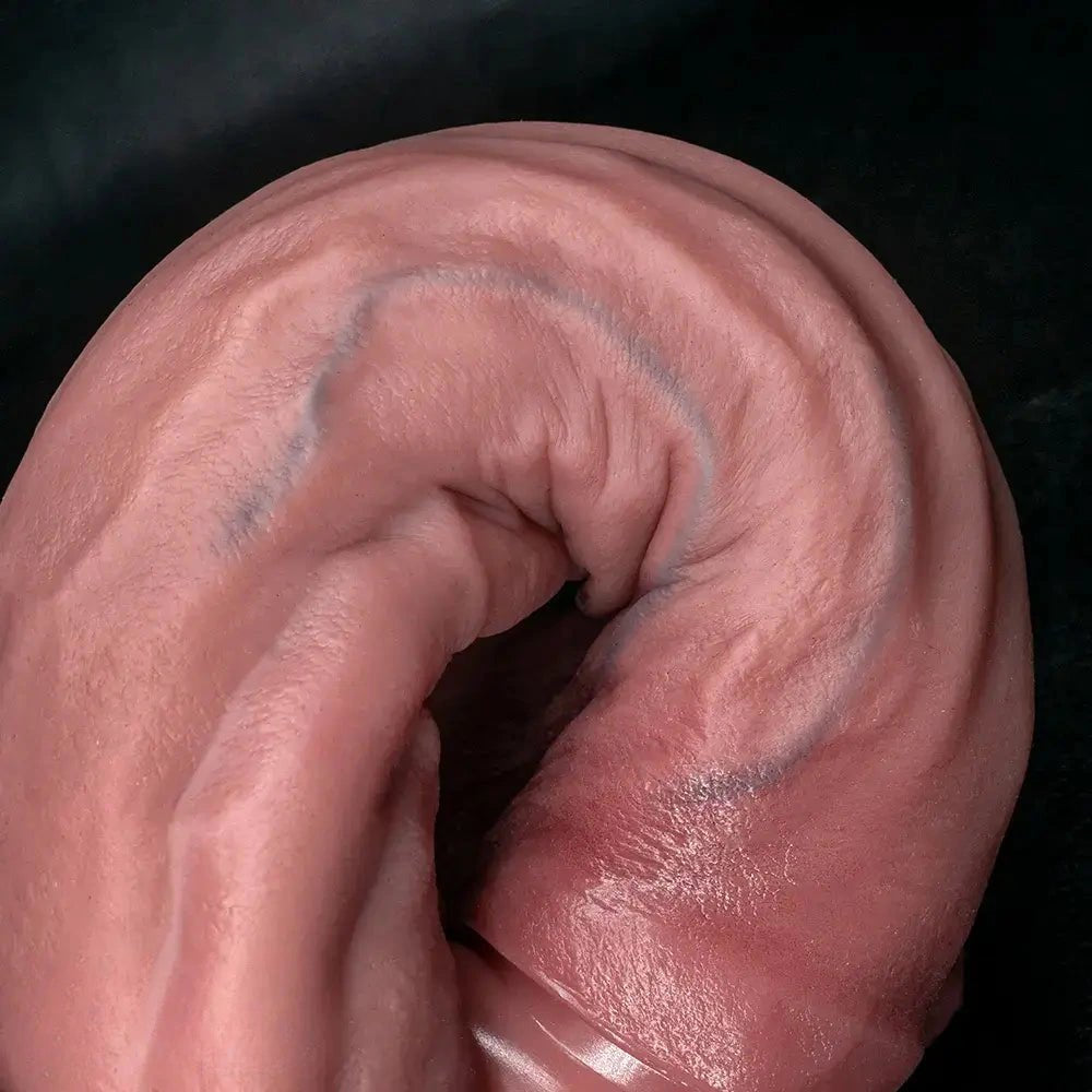 Flesh realistic suction cup silicone dildo, photo 14