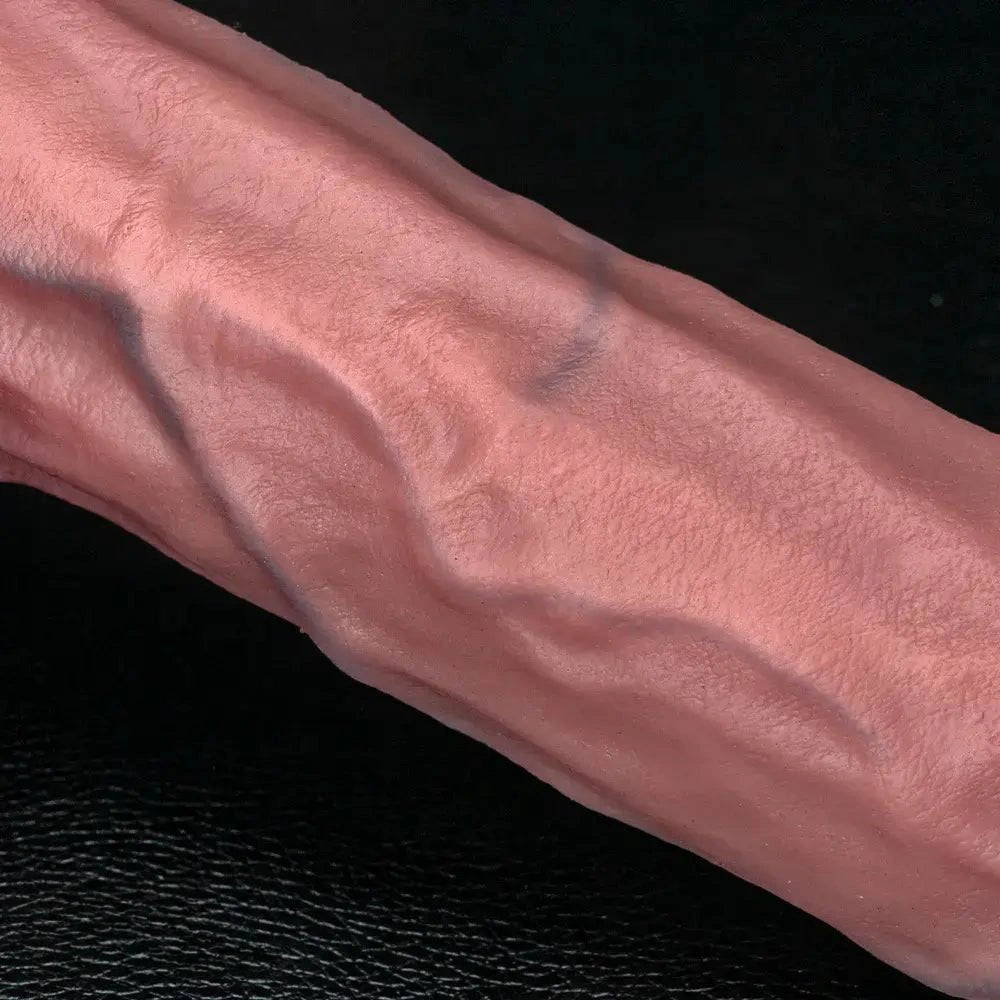 Flesh realistic suction cup silicone dildo, photo 15