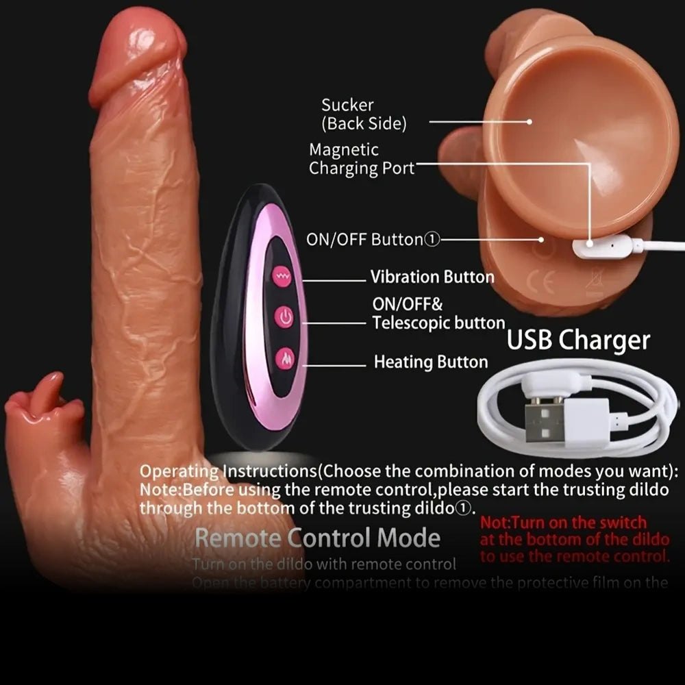 Flesh-tone realistic suction cup dildo, photo 4