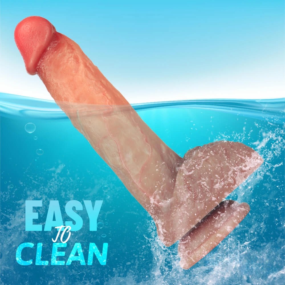 Flesh-tone realistic suction cup dildo, photo 11
